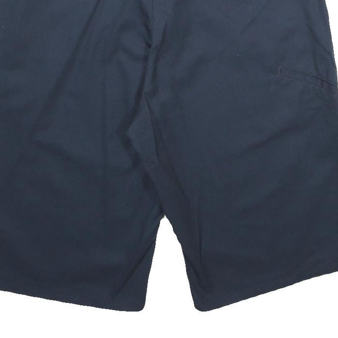 DICKIES Mens Blue Casual Shorts L W34 Workwear Polyester Blend Relaxed