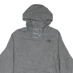 THE NORTH FACE Womens Grey Hooded Pullover L Cotton Blend Casual Outdoor