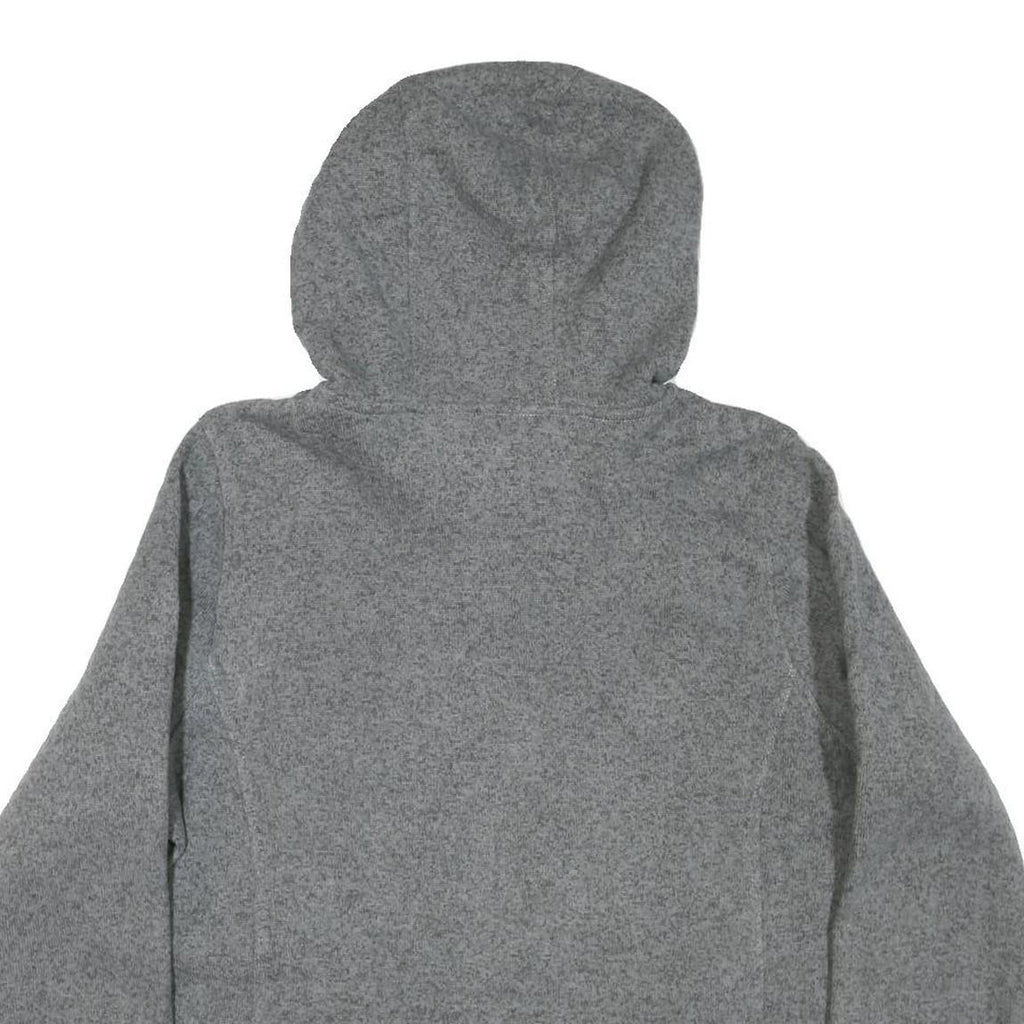 THE NORTH FACE Womens Grey Hooded Pullover L Cotton Blend Casual Outdoor