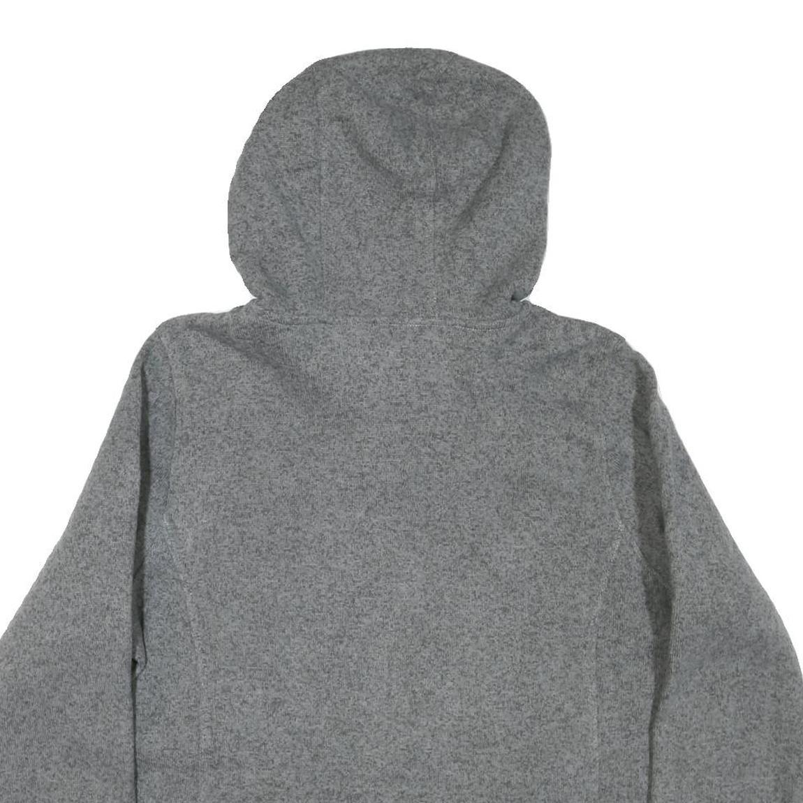 THE NORTH FACE Womens Grey Hooded Pullover L Cotton Blend Casual Outdoor