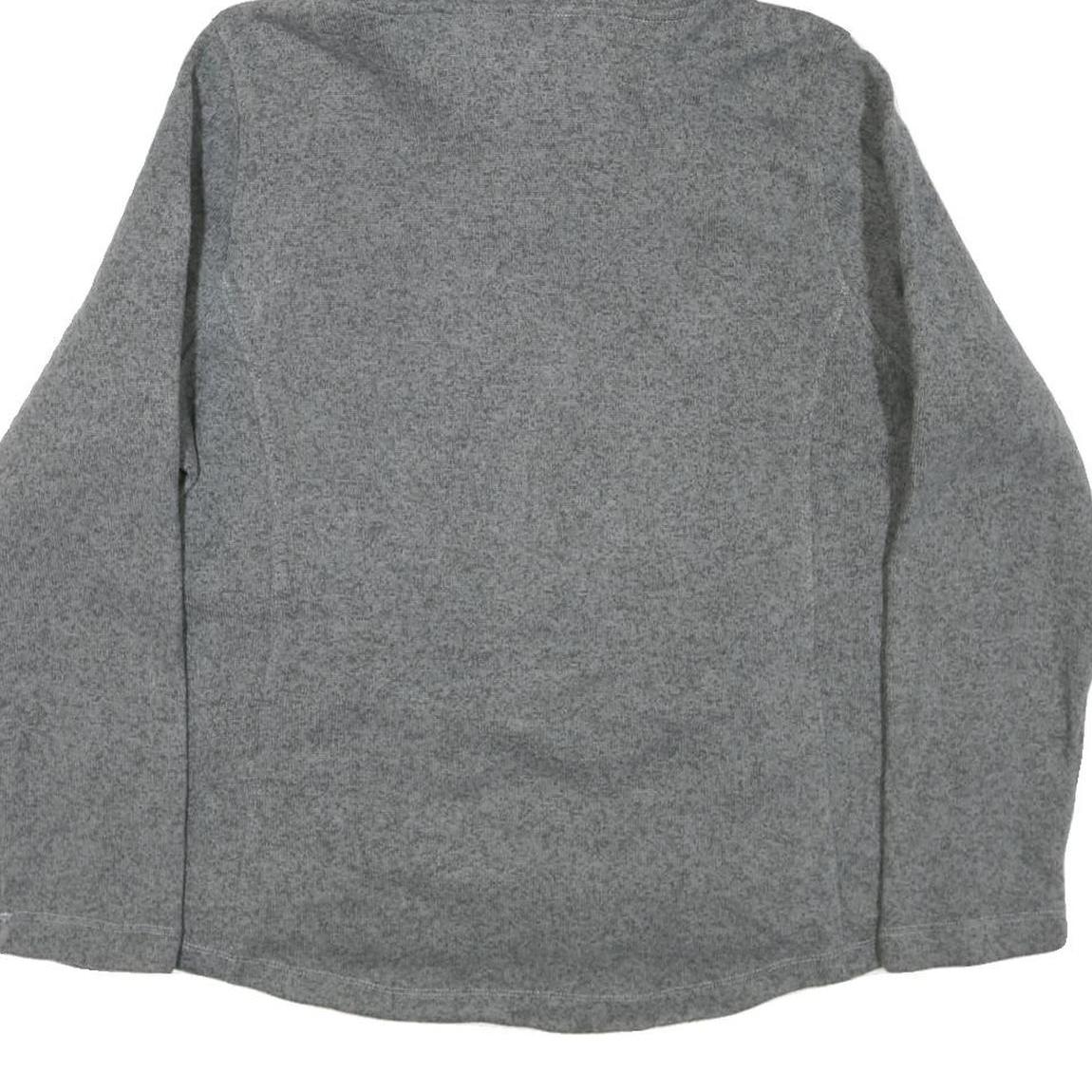 THE NORTH FACE Womens Grey Hooded Pullover L Cotton Blend Casual Outdoor