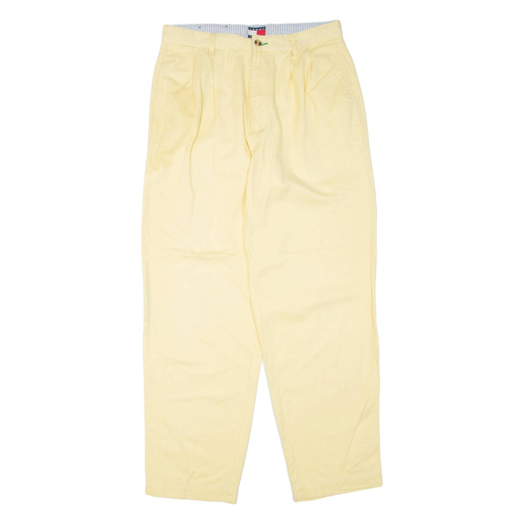 TOMMY HILFIGER Mens Trousers Yellow Regular Tapered W30 L31