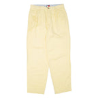 TOMMY HILFIGER Mens Trousers Yellow Regular Tapered W30 L31