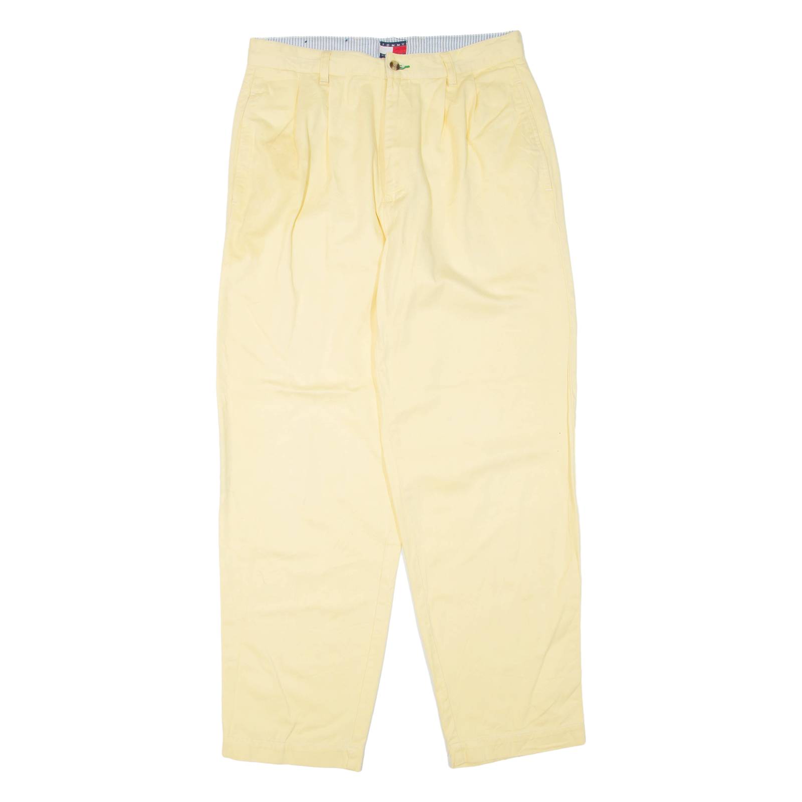 TOMMY HILFIGER Mens Trousers Yellow Regular Tapered W30 L31