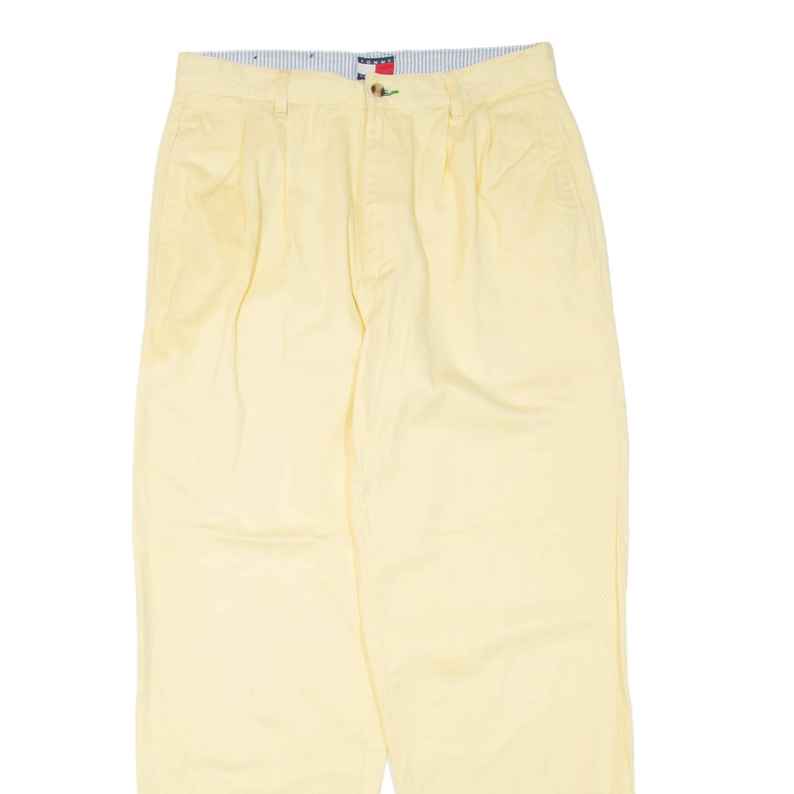 TOMMY HILFIGER Mens Trousers Yellow Regular Tapered W30 L31