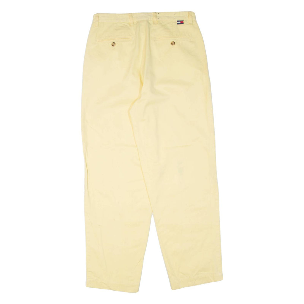 TOMMY HILFIGER Mens Trousers Yellow Regular Tapered W30 L31