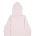 CHAMPION Mens Pink Hoodie S Navy Embroidered Cotton Blend Pullover