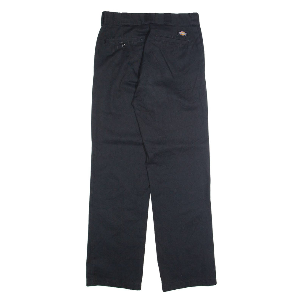 DICKIES Chino Mens Trousers Black Regular Straight W28 L31