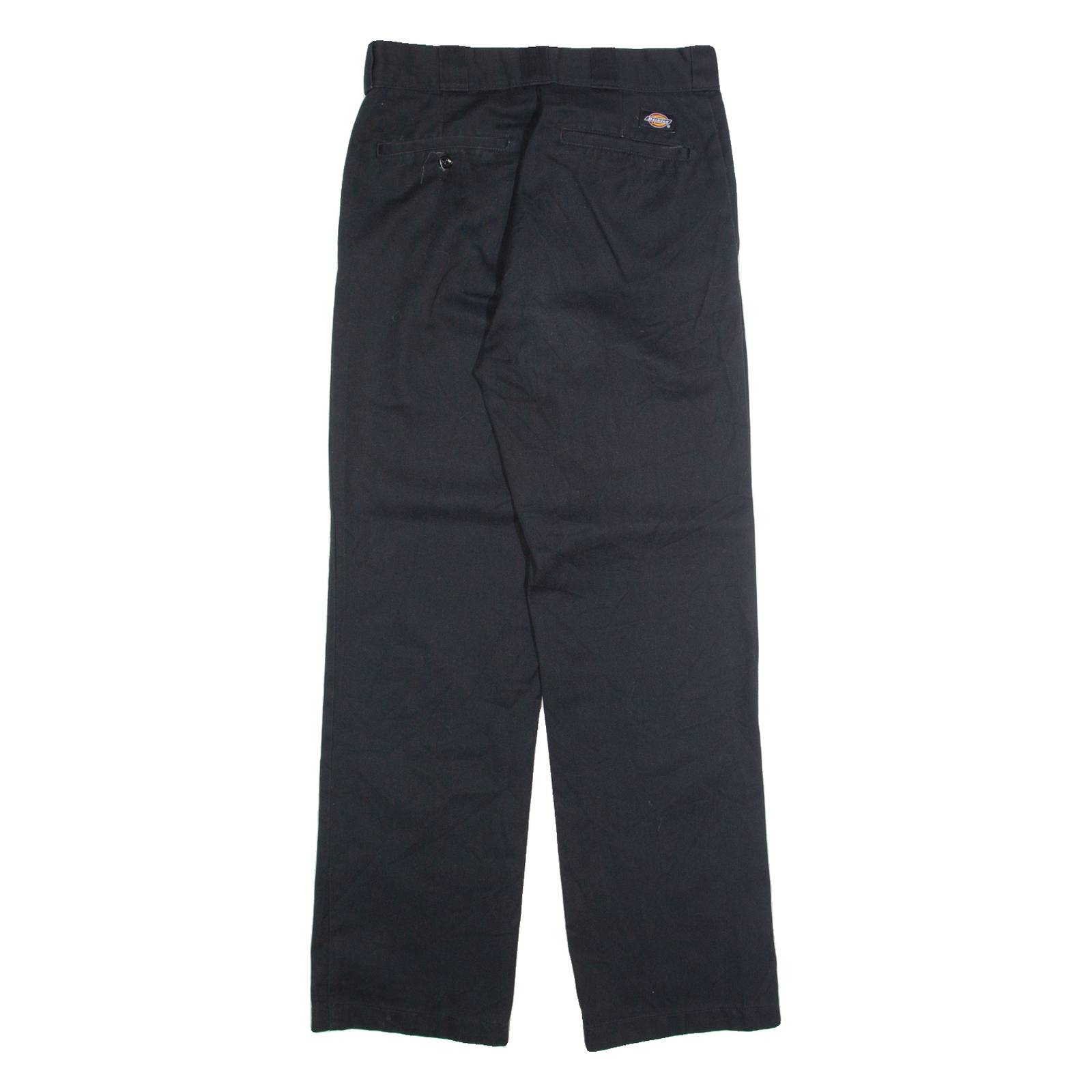 DICKIES Chino Mens Trousers Black Regular Straight W28 L31