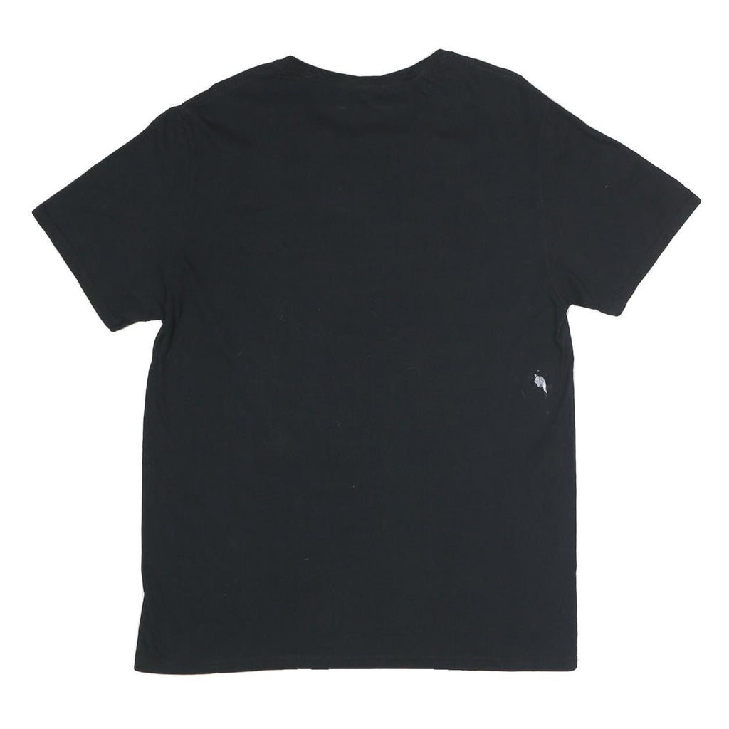CHEMISTRY Mens Black Chevrolet Graphic T-Shirt L Short Sleeve Crew Neck Cotton