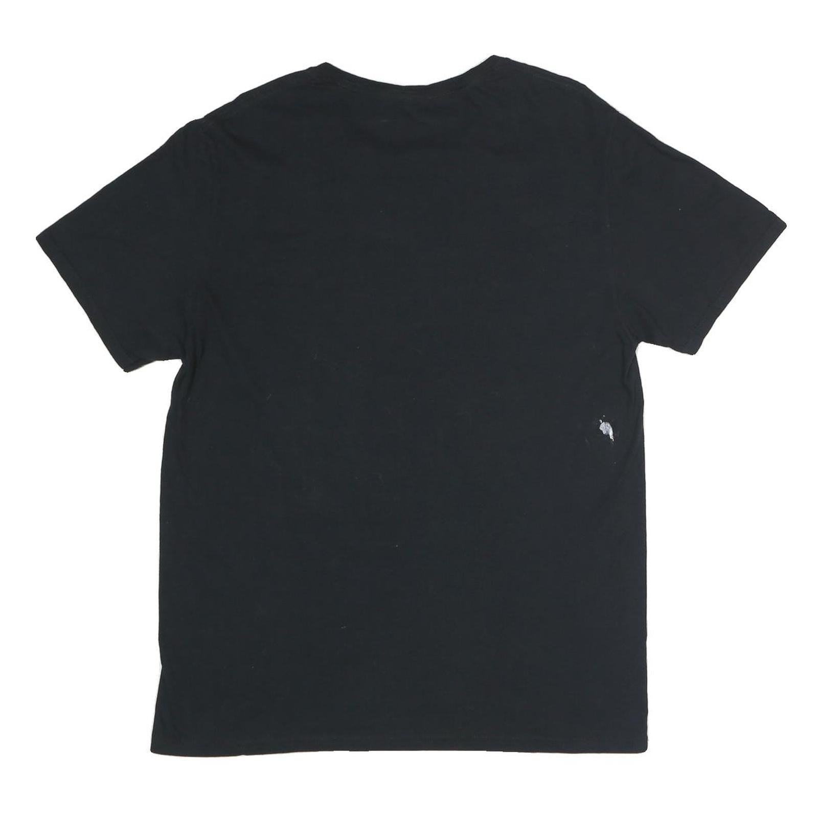 CHEMISTRY Mens Black Chevrolet Graphic T-Shirt L Short Sleeve Crew Neck Cotton