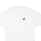 Mens White XL Graphic T-Shirt Short Sleeve Crew Neck Cotton Blend Casual Wear