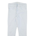 LEVI'S 311 Womens Jeans White Slim Slim Skinny Denim Raw W30 L25 Zip