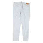 LEVI'S 311 Womens Jeans White Slim Slim Skinny Denim Raw W30 L25 Zip
