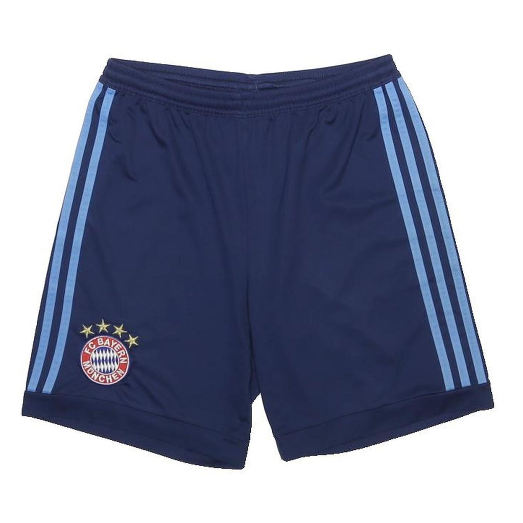 ADIDAS Boys Shorts Navy Blue FC Bayern Munich Casual 13-14Y W26 Sports