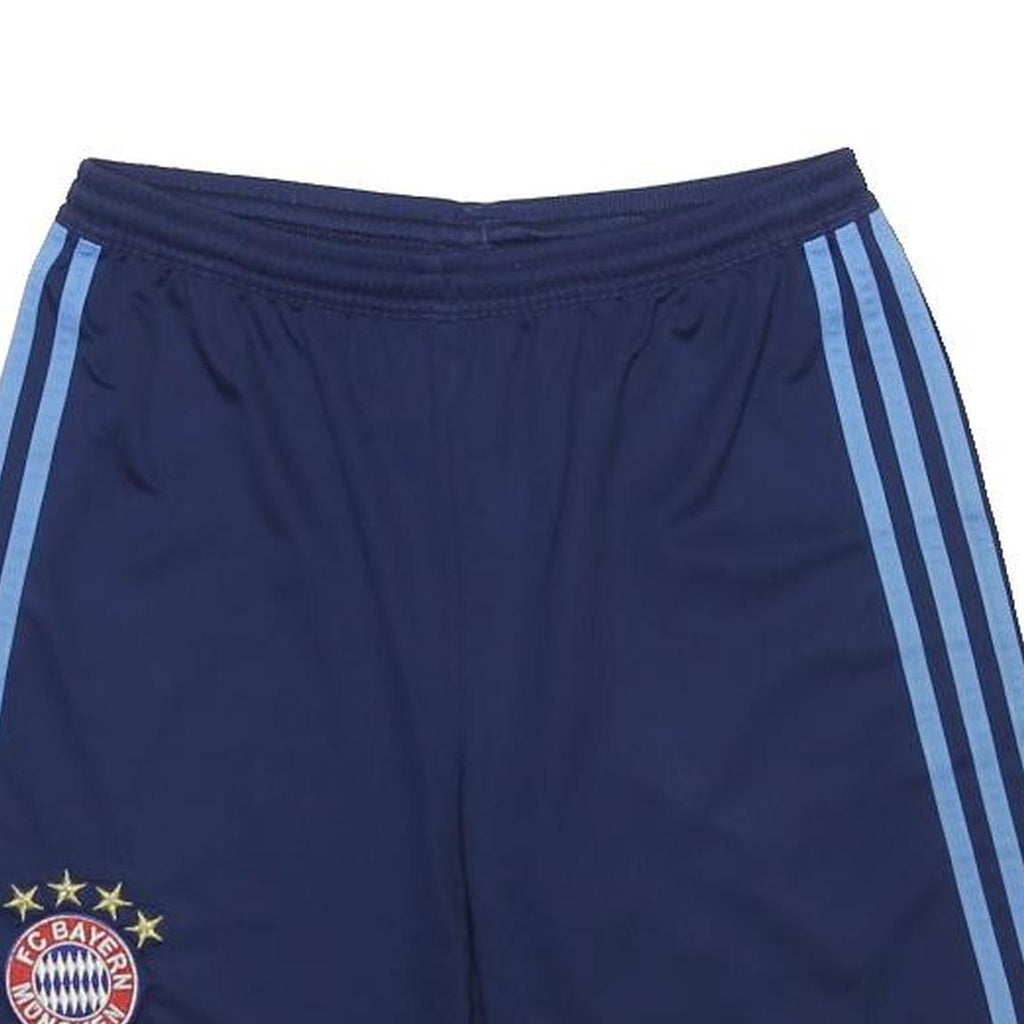 ADIDAS Boys Shorts Navy Blue FC Bayern Munich Casual 13-14Y W26 Sports