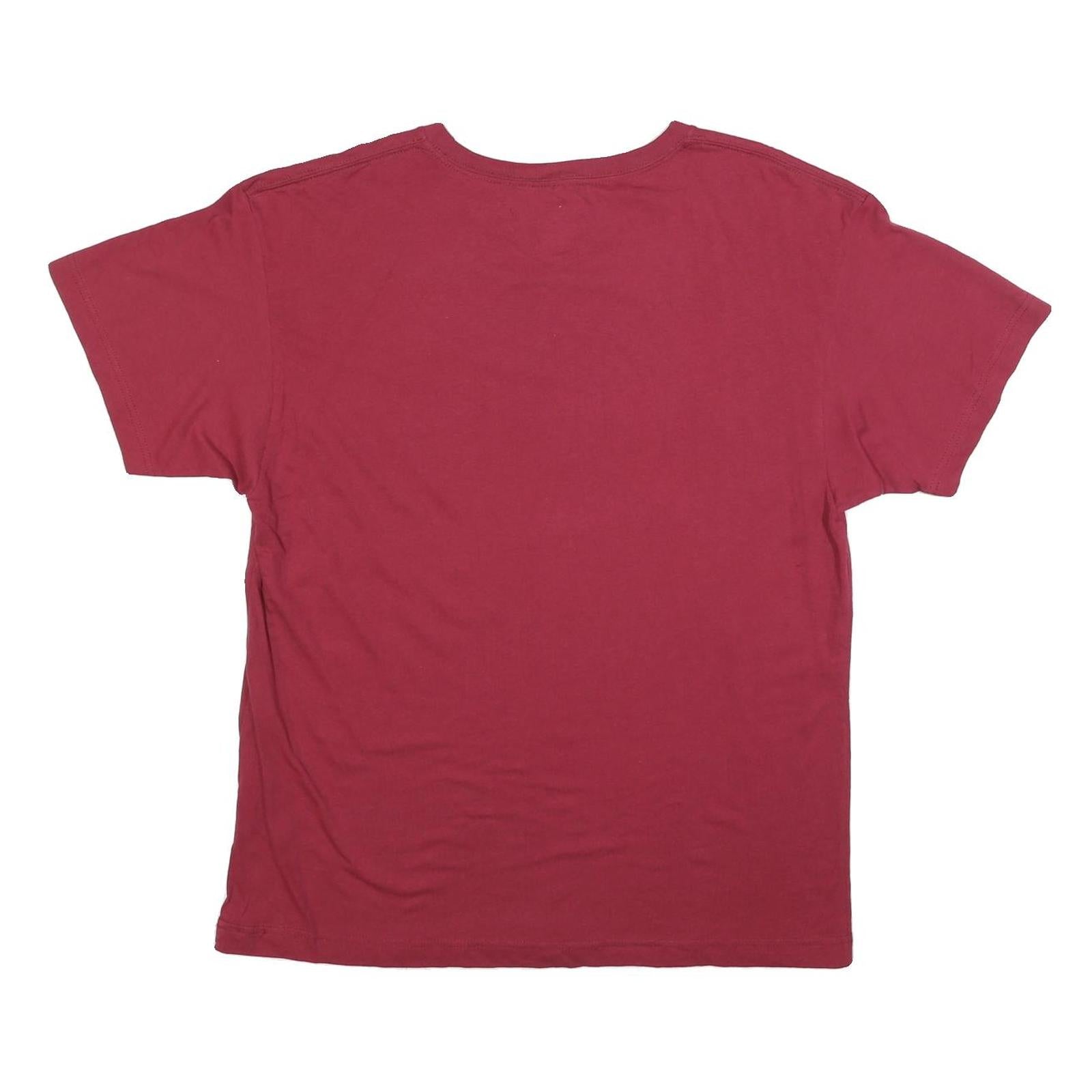 PRO EDGE Mens Red Florida State Seminoles Graphic T-Shirt XL Crew Neck Short