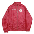 GIVOVA Mens Red Polyester Track Jacket L Sports Zip Up Lightweight