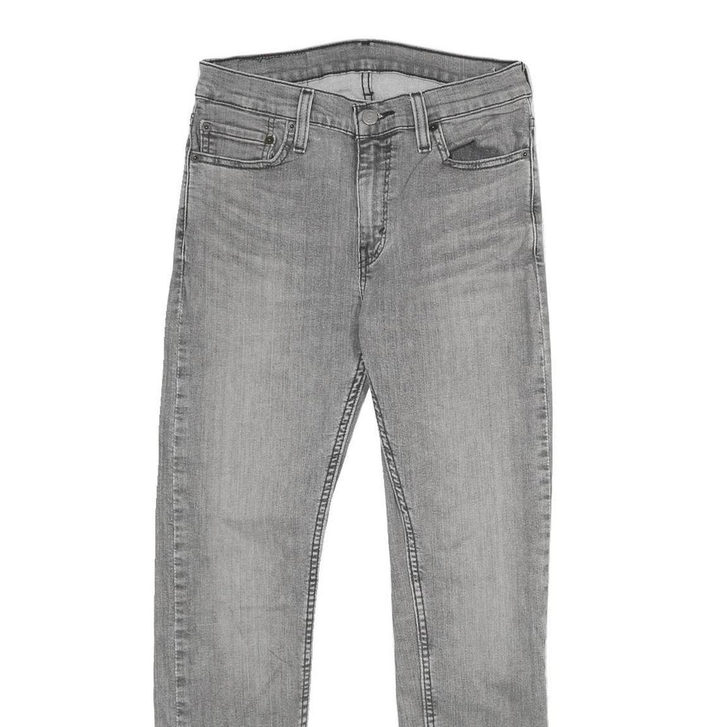 LEVI'S 510 Mens Jeans Grey Slim Skinny Denim W29 L30 Classic Cotton Blend Zip