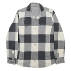 CARHARTT Lined Womens Black & White Check Shirt M Cotton Blend Long Sleeve