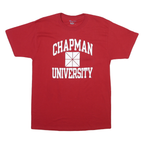 CHAMPION Mens Red Chapman University Graphic T-Shirt M Short Sleeve Crew Neck