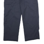 DICKIES Mens Regular Fit Navy Blue Polyester Blend Zip Trousers W38 L26 Workwear