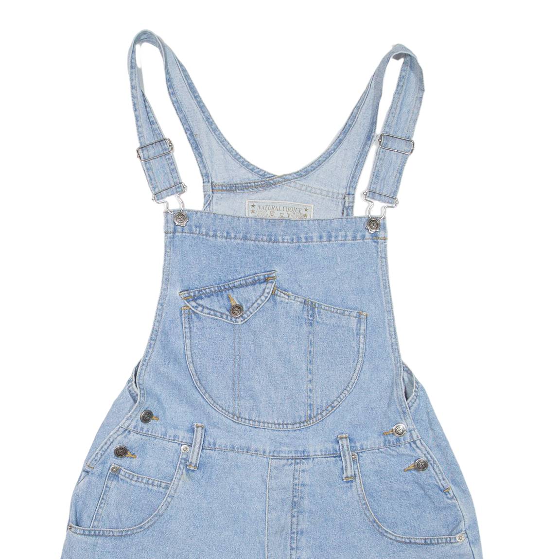 NATURAL CHOICE Womens Playsuit Blue Straight Denim M