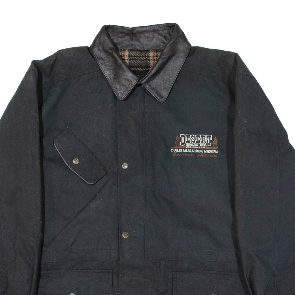 CANADA Blanket Lined Mens Jacket Black USA S