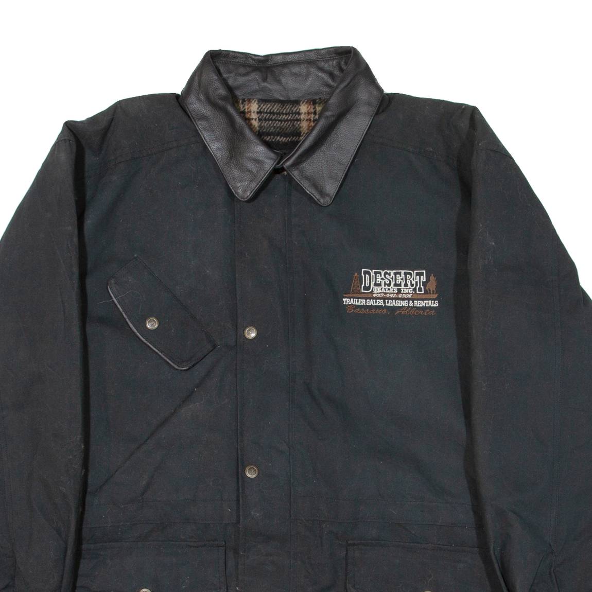 CANADA Blanket Lined Mens Jacket Black USA S