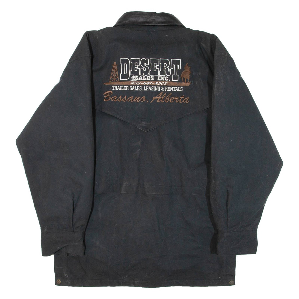 CANADA Blanket Lined Mens Jacket Black USA S
