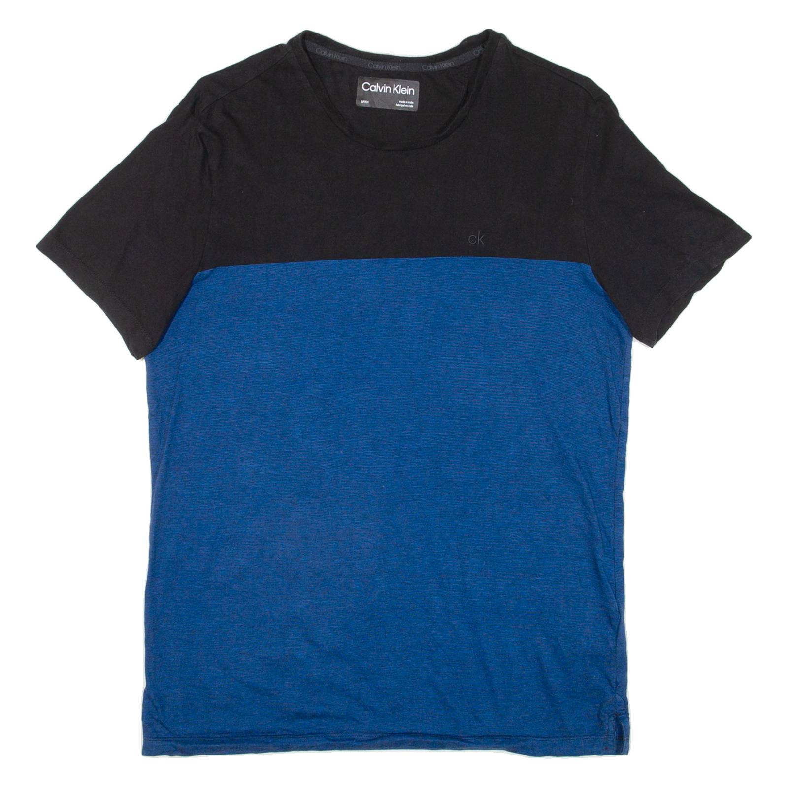 CALVIN KLEIN Mens T-Shirt Blue S