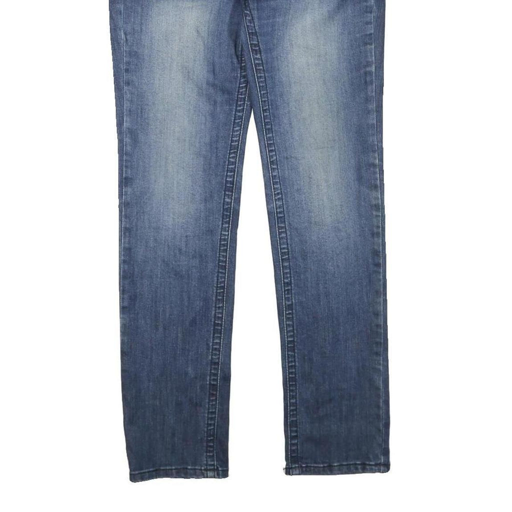 SEDUCTIONS FD Womens Jeans Blue Regular Straight Denim Medium Wash W32 L30