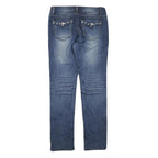 SEDUCTIONS FD Womens Jeans Blue Regular Straight Denim Medium Wash W32 L30