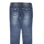 SEDUCTIONS FD Womens Jeans Blue Regular Straight Denim Medium Wash W32 L30