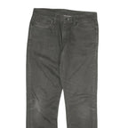 LEVI'S Mens Regular Fit Black Denim Straight Jeans W32 L32 Classic Zip Cotton