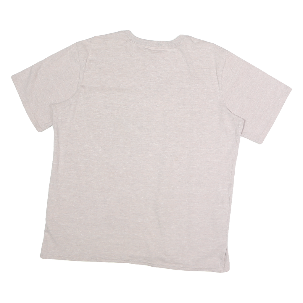 CARHARTT Womens Cream Loose T-Shirt XL Crew Neck Cotton Pocket Casual