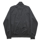CHAMPION Mens Black Track Jacket M Polyester Zip Plain Sportswear