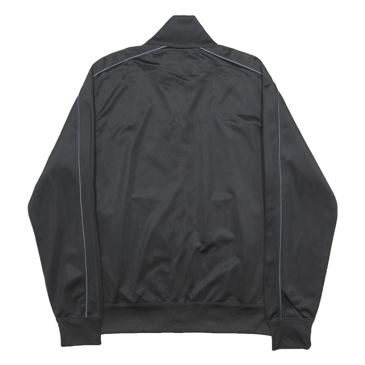 CHAMPION Mens Black Track Jacket M Polyester Zip Plain Sportswear