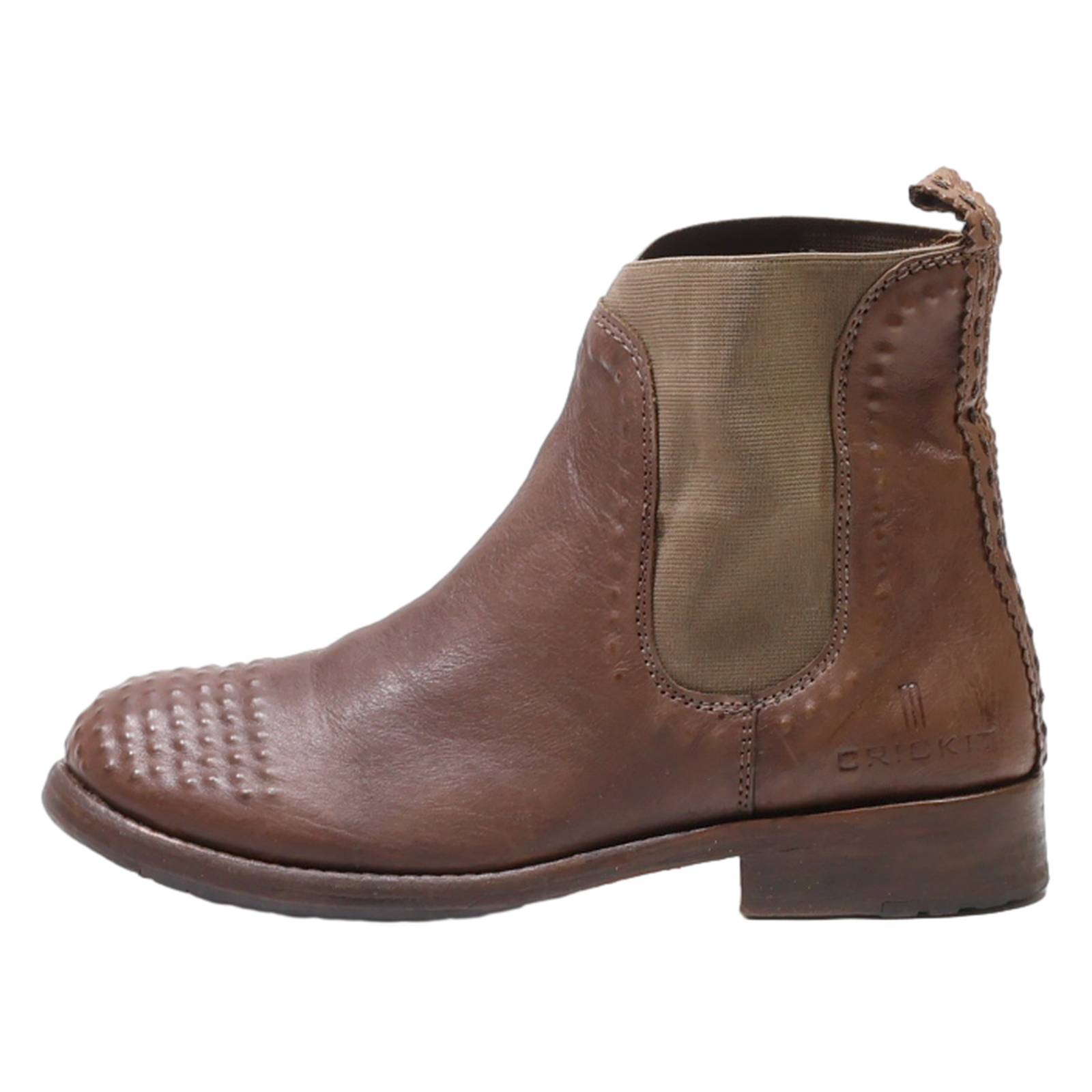 CRICKIT Ankle Boots Brown Leather Womens UK 5