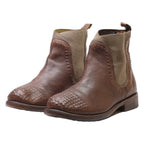 CRICKIT Ankle Boots Brown Leather Womens UK 5
