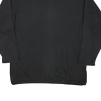 DAZNA Womens Black Cotton Blend Crew Neck M Graphic Print Sweatshirt