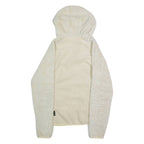 JACK WOLFSKIN Womens Fleece Jacket Cream Hooded M