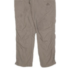 VAUDE Womens Polyester Blend Beige Regular Fit Straight Leg Trousers W28 L30