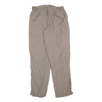 VAUDE Womens Polyester Blend Beige Regular Fit Straight Leg Trousers W28 L30