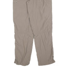 VAUDE Womens Polyester Blend Beige Regular Fit Straight Leg Trousers W28 L30