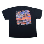 GILDAN Nascar Lee Pulliam Mens T-Shirt Black USA 2XL