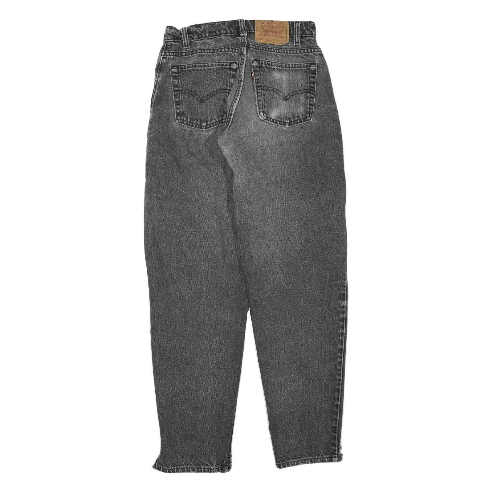 LEVI'S 560 Womens Regular Fit Straight Leg Denim Medium W28 L30 Zip Cotton Blend