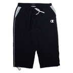 CHAMPION Mens Casual Shorts Black Relaxed L W30