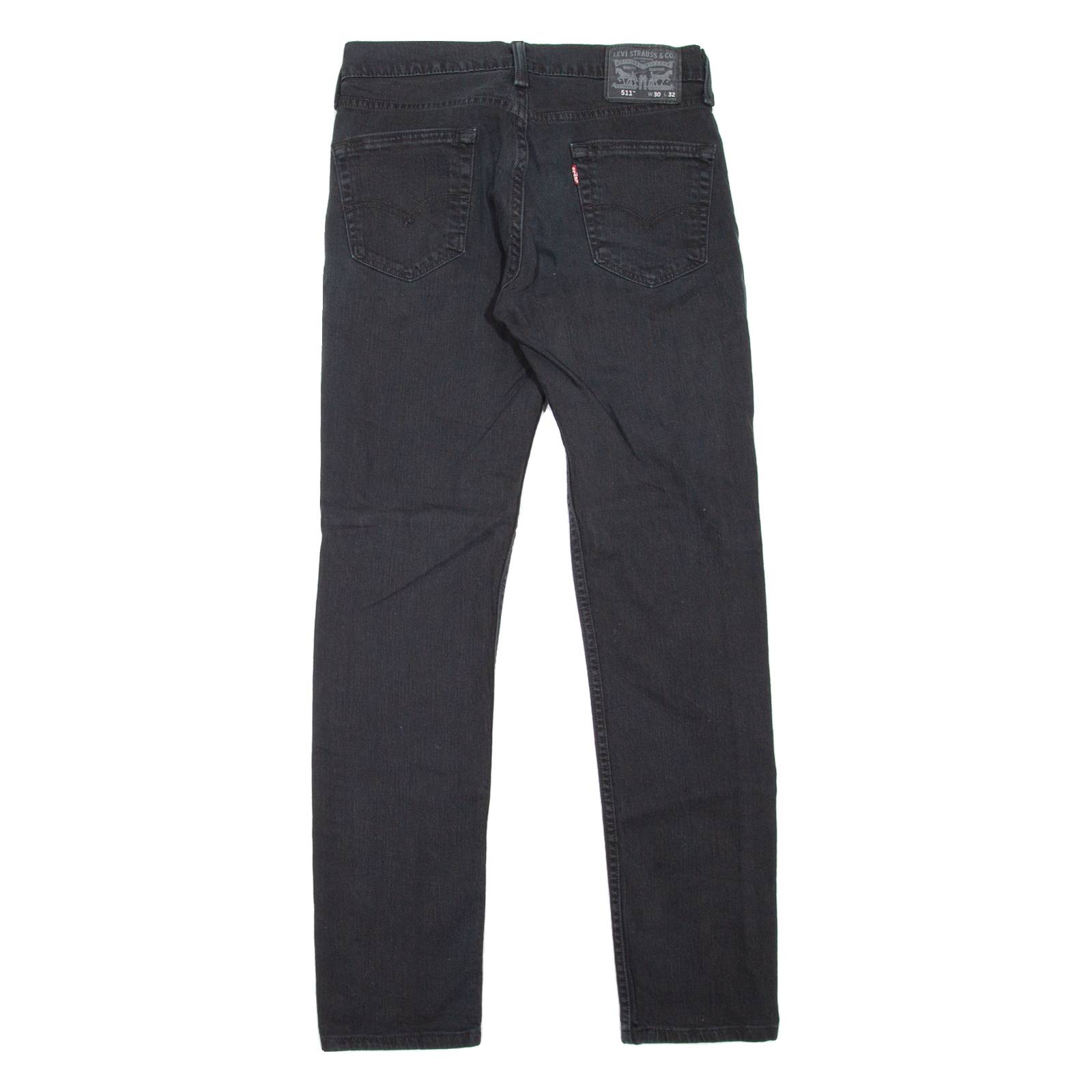 LEVI'S 511 Jeans Mens Black Slim Straight W30 L32
