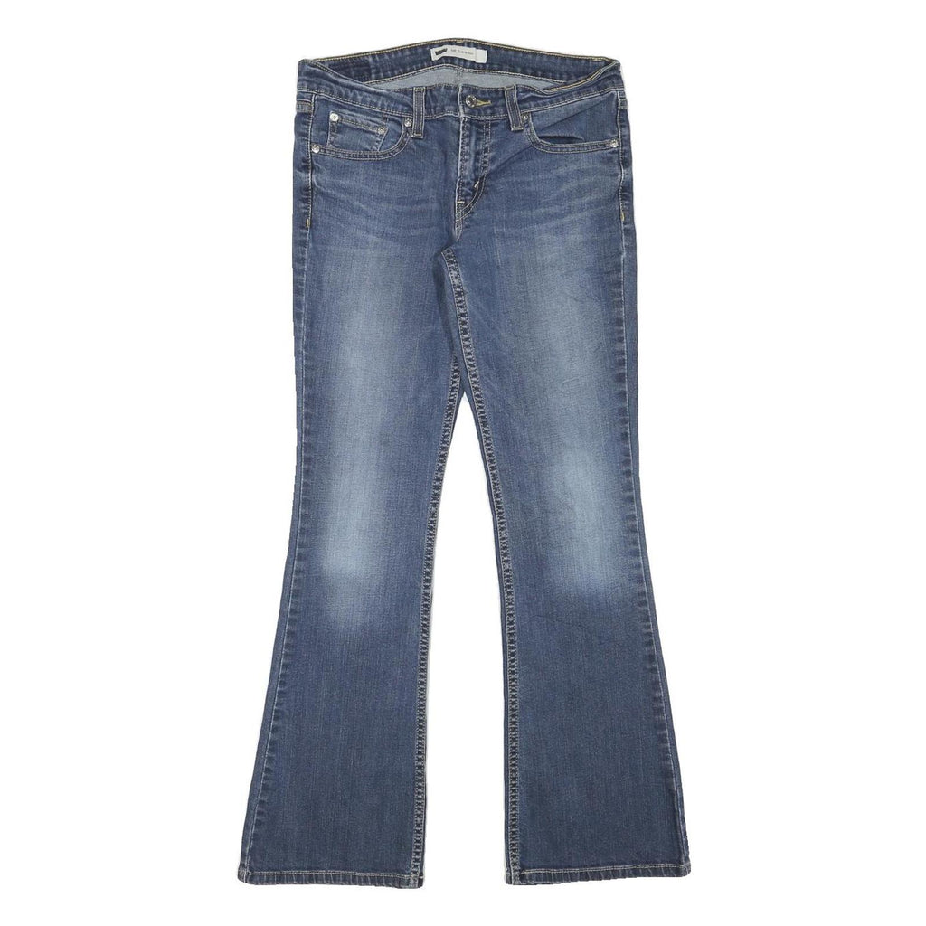 LEVI'S Womens Blue Regular Flared Denim Medium W29 L29 Classic Cotton Blend